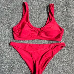 Red SHEIN Bikini
